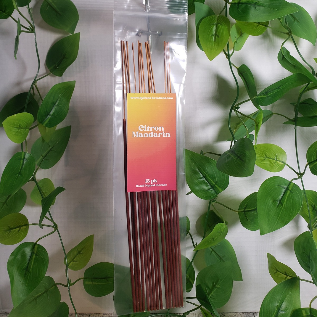 Scented Incense Sticks, 15pk
